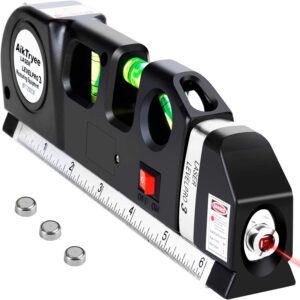 AikTryee Multipurpose Laser Level Tool – Precision Measuring for Home & Construction
